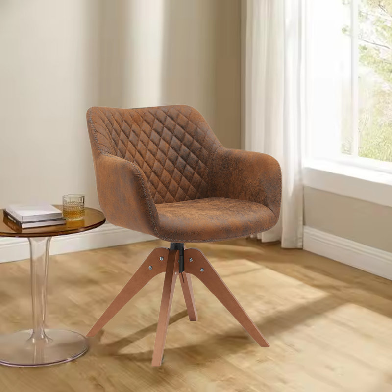 Small modern swivel chair discount